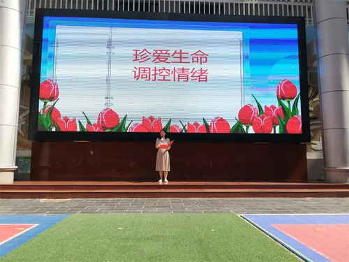 6雨点姐姐在升旗仪式上为我们进行心理专题教育 6雨点姐姐在升旗仪式上为我们进行心理专题教育